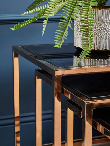 Glam Gold Nesting Table Set