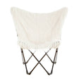 Boho Chic Fur Butterfly Chair