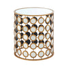 Golden Mirror Side Table