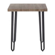 Rustic Hairpin Side Table