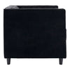 Elegant Pleated Velvet Accent Chair