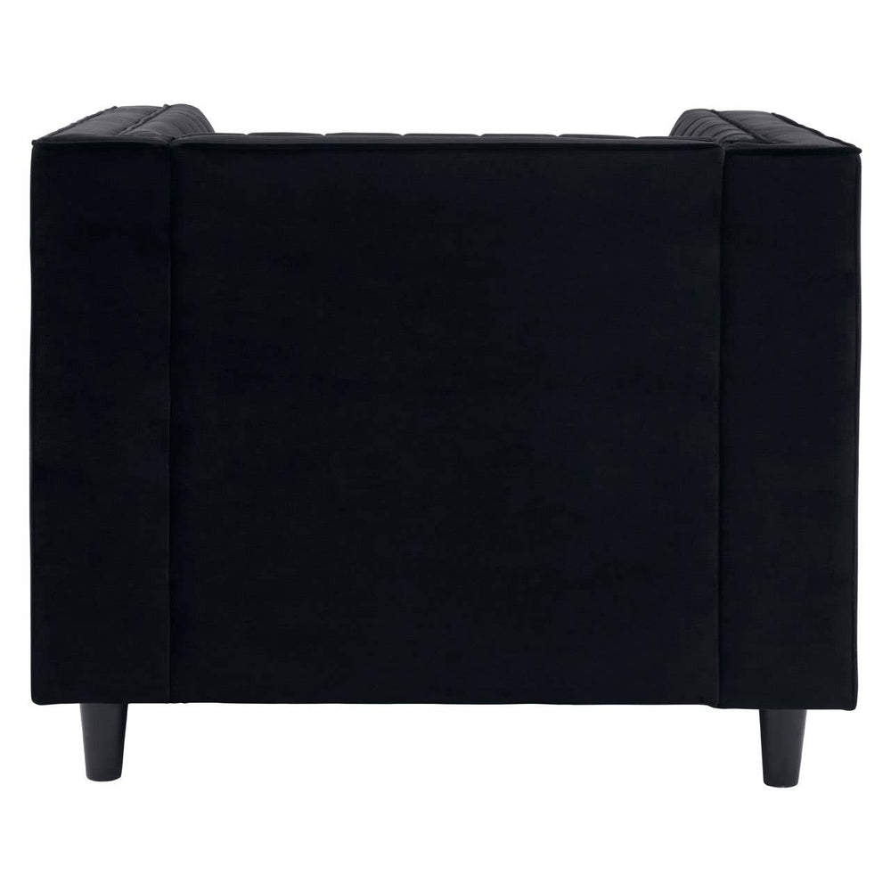 Elegant Pleated Velvet Accent Chair