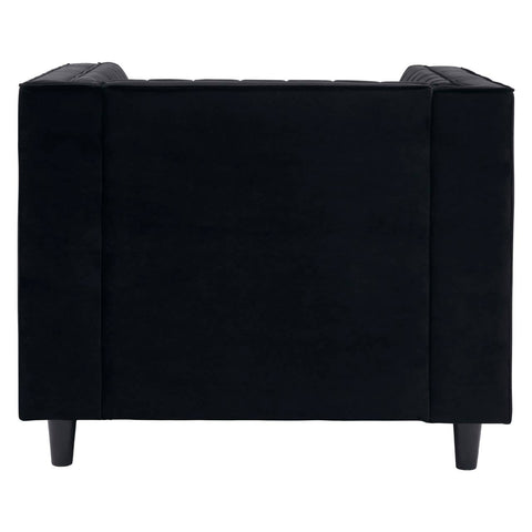 Elegant Pleated Velvet Accent Chair
