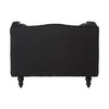 Modern Black Fabric Armchair