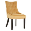 Luxe Beige Velvet Dining Chair
