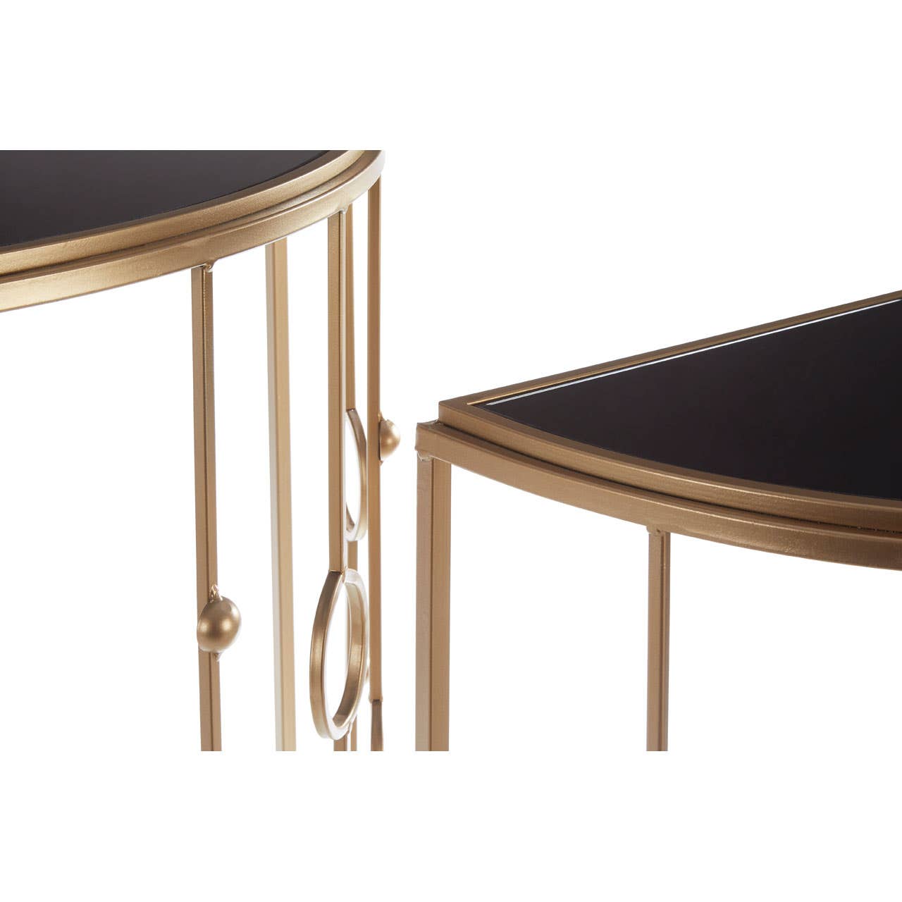 Art Deco Hoop Console Set