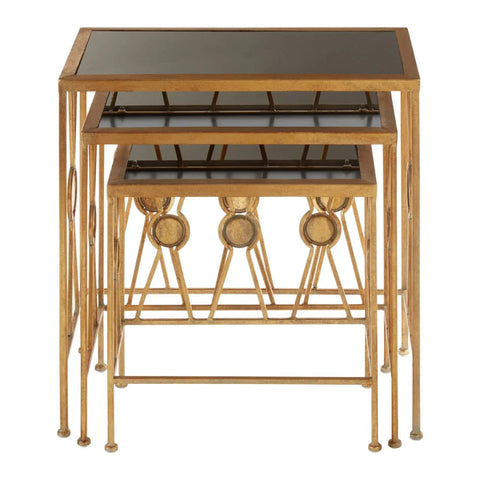 Golden Cross Nesting Tables