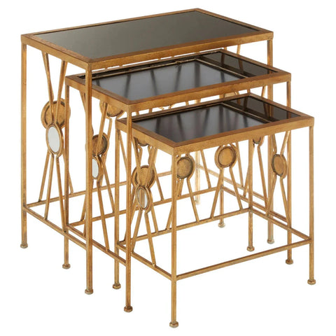 Golden Cross Nesting Tables