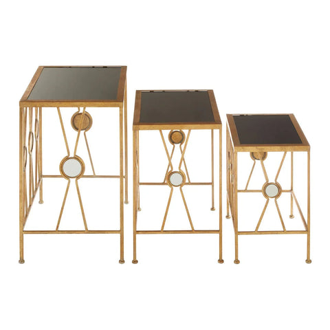 Golden Cross Nesting Tables