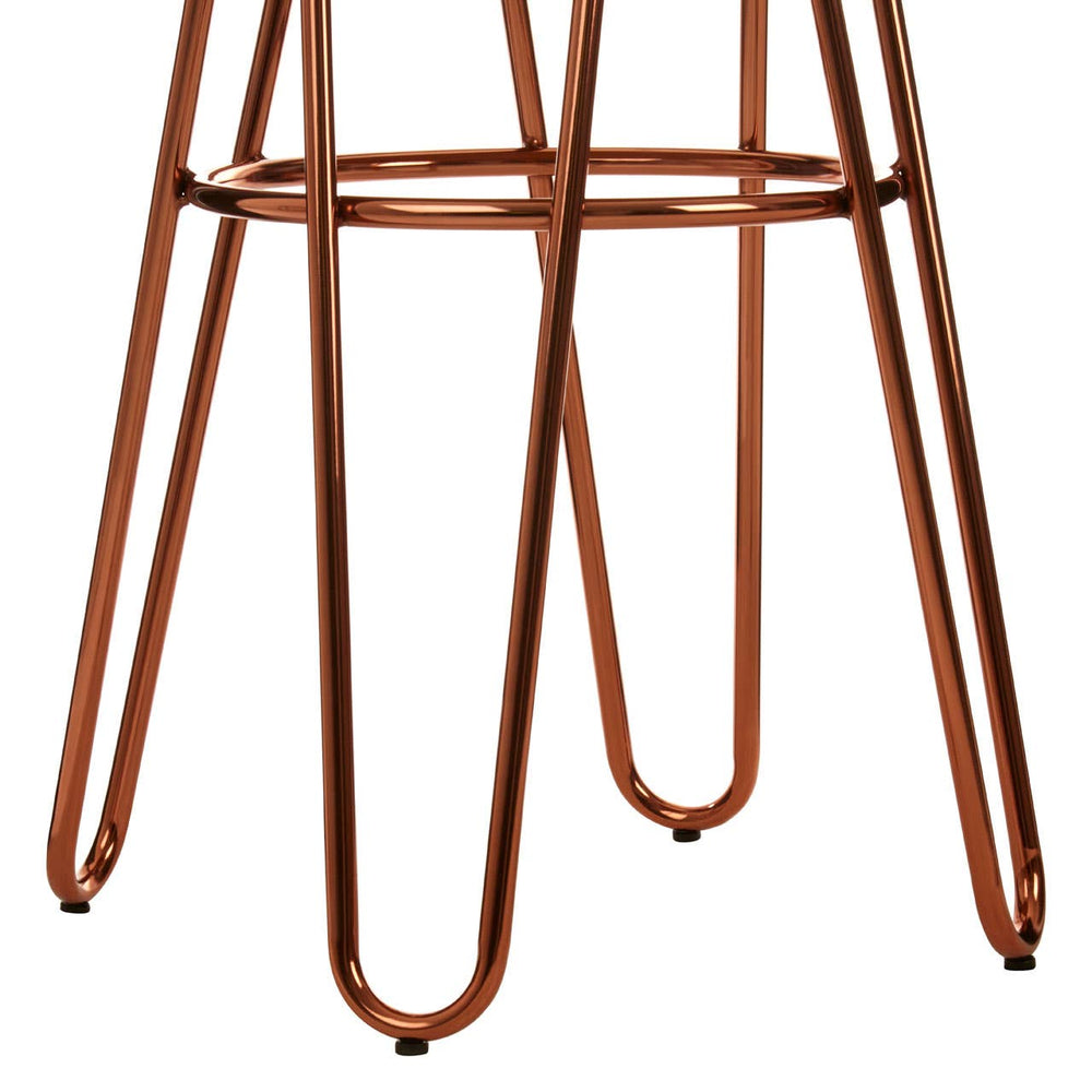 Modern Rose Gold Hairpin Stool