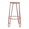 Elegant Rose Gold Bar Stool