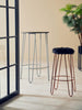 Luxe Fur Hairpin Stool