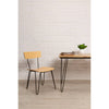 Curved Yellow Chair