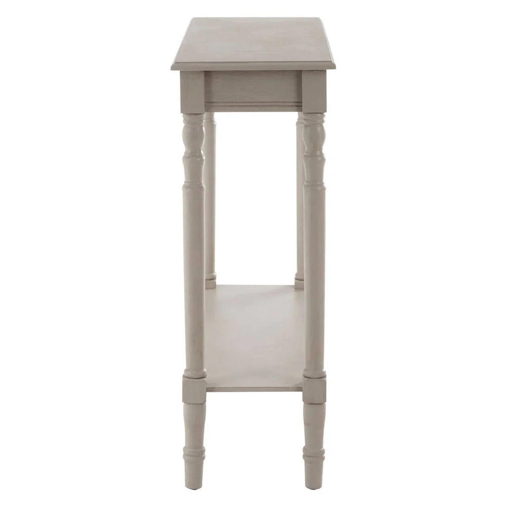 Retro Grey Wood Console Table