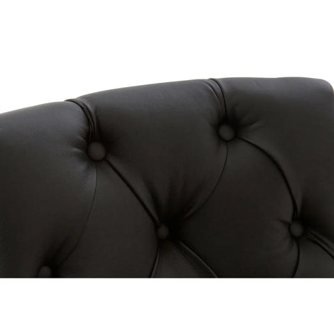 Elegant Button Tufted Bar Chair