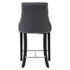 Tufted Grey Dining Chair