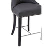 Tufted Grey Dining Chair