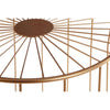 Golden Sunburst Side Tables