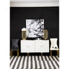 Luxe Black Leather Dining Chair