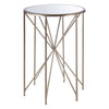 Mirrored Glass Side Table