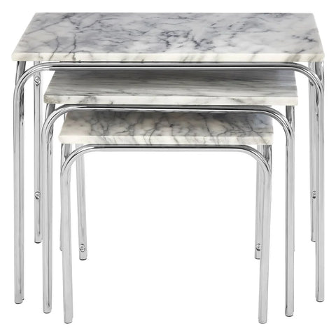 Marble Nesting Tables Set