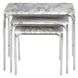 Marble Nesting Tables Set