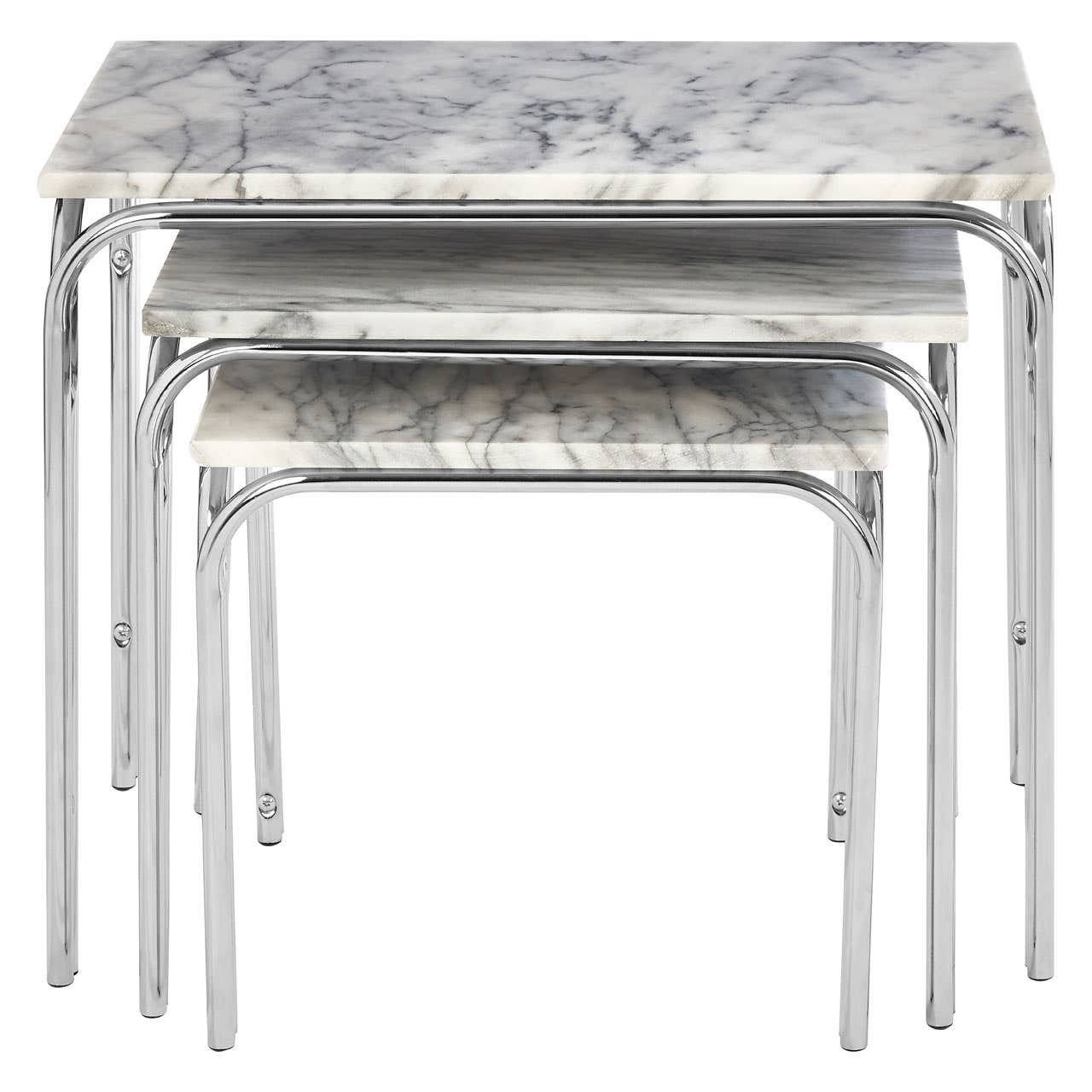 Marble Nesting Tables Set