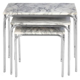 Marble Nesting Tables Set