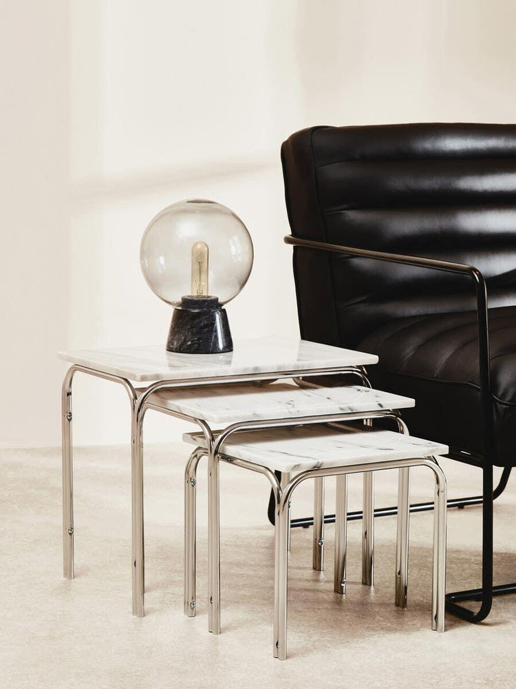 Marble Nesting Tables Set