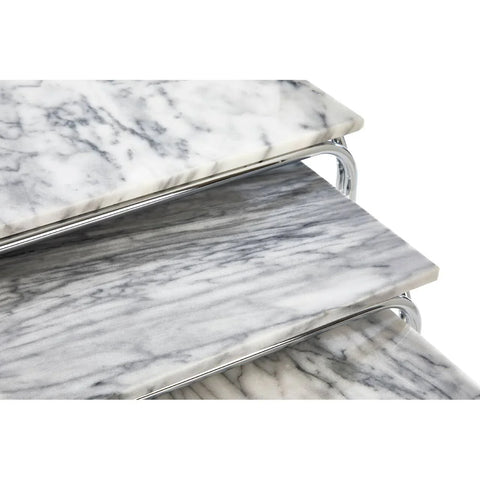 Marble Nesting Tables Set