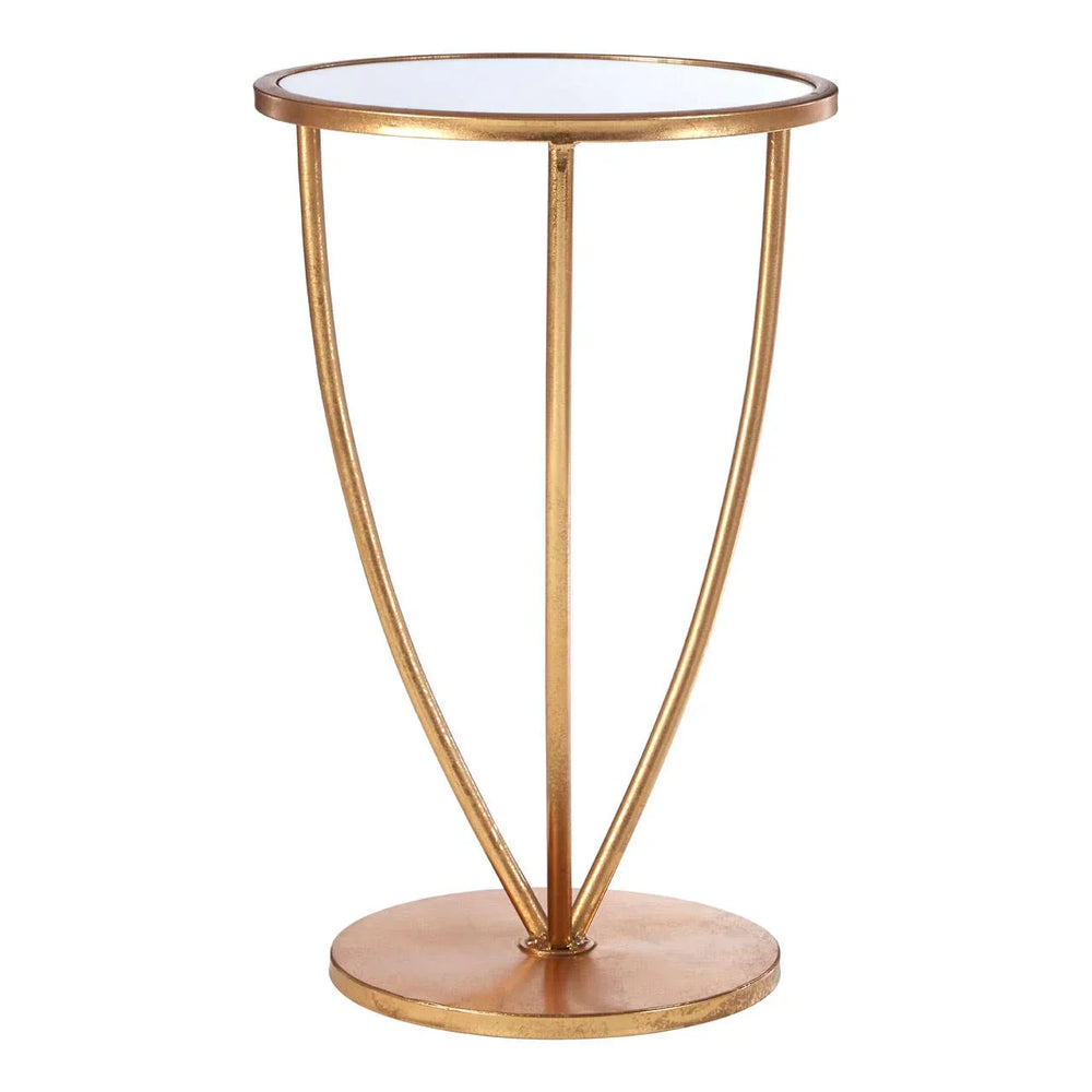 Golden Frame Side Table