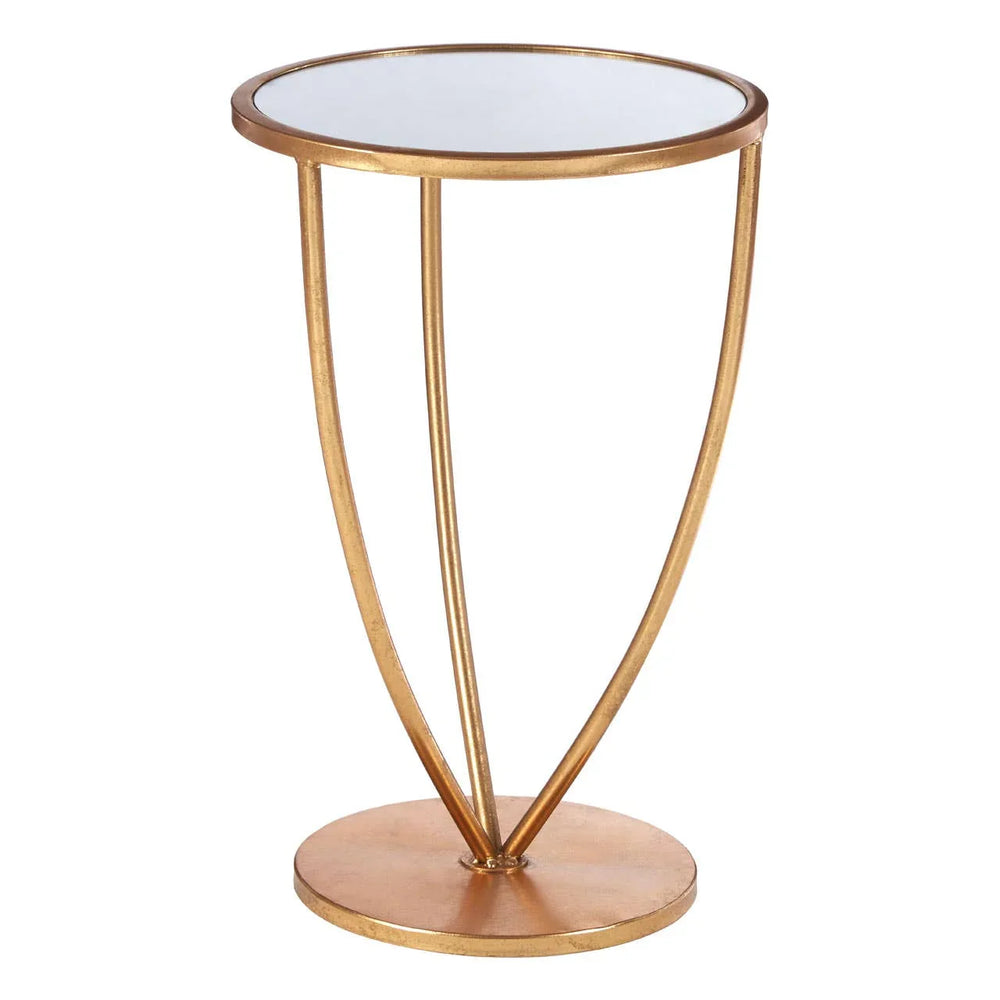 Golden Frame Side Table