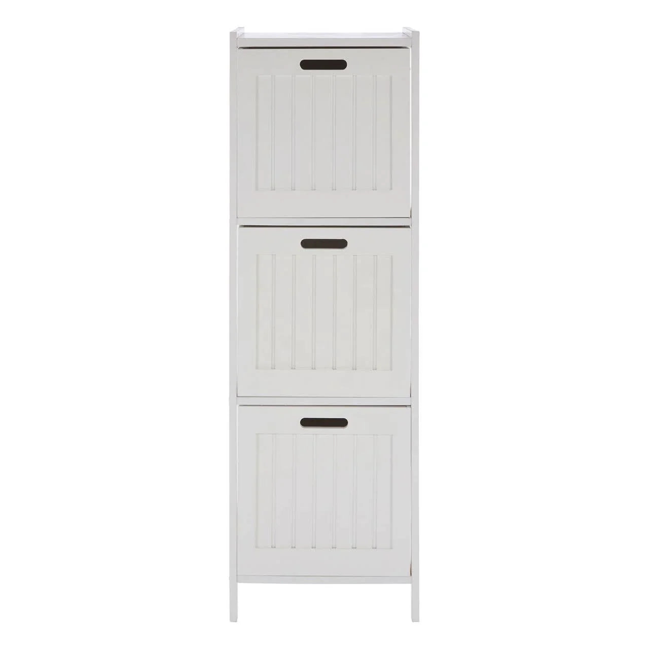 Salon White Wood 3 drawer cabinet