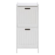 Salon white wood 2 Drawer cabinet