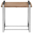Exotic Elm Wood Side Table