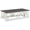 Carved Alder Wood Coffee Table