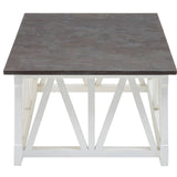 Carved Alder Wood Coffee Table
