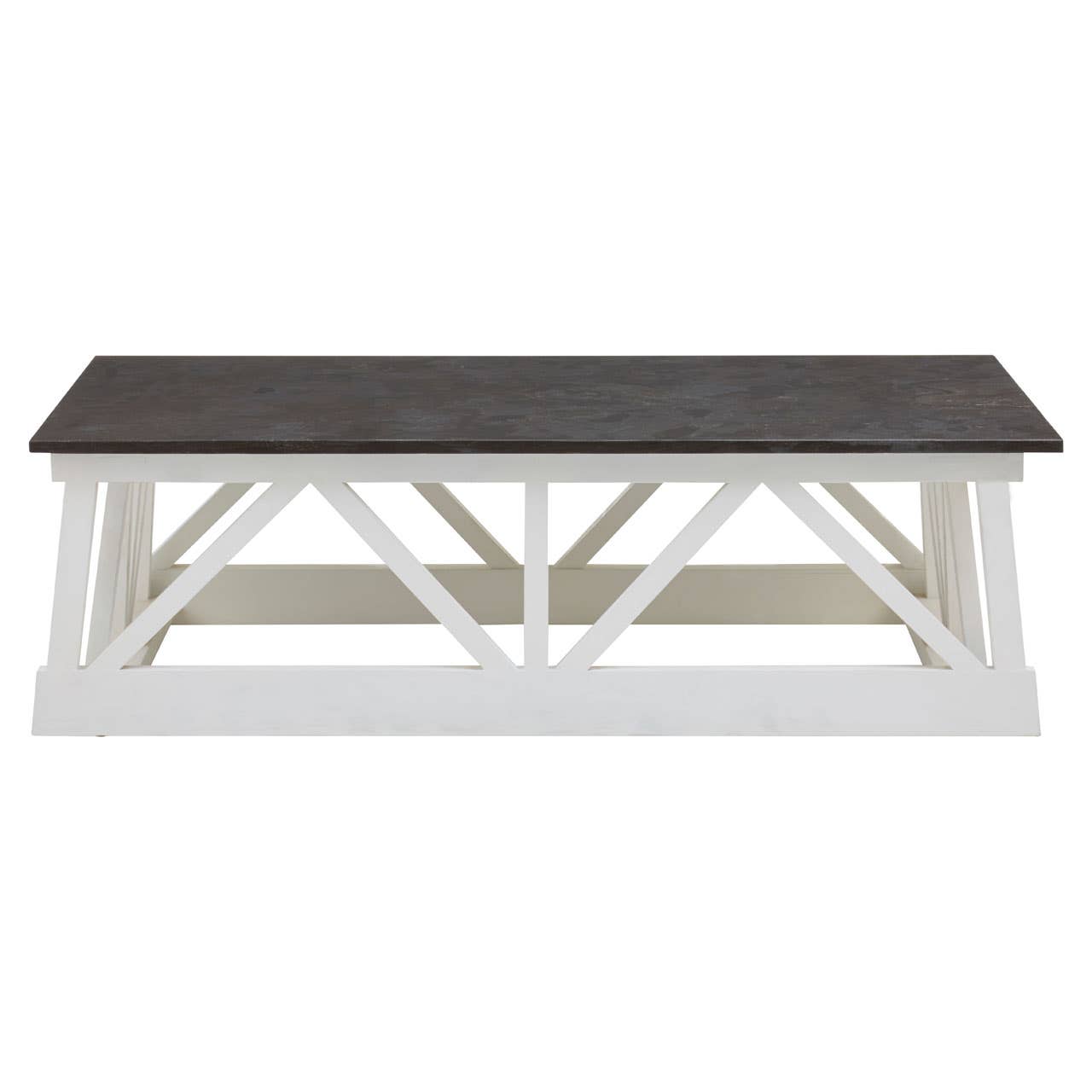 Carved Alder Wood Coffee Table
