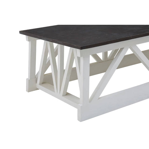 Carved Alder Wood Coffee Table