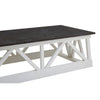 Carved Alder Wood Coffee Table