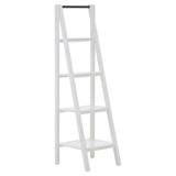 Rustic Wooden Ladder Shelf