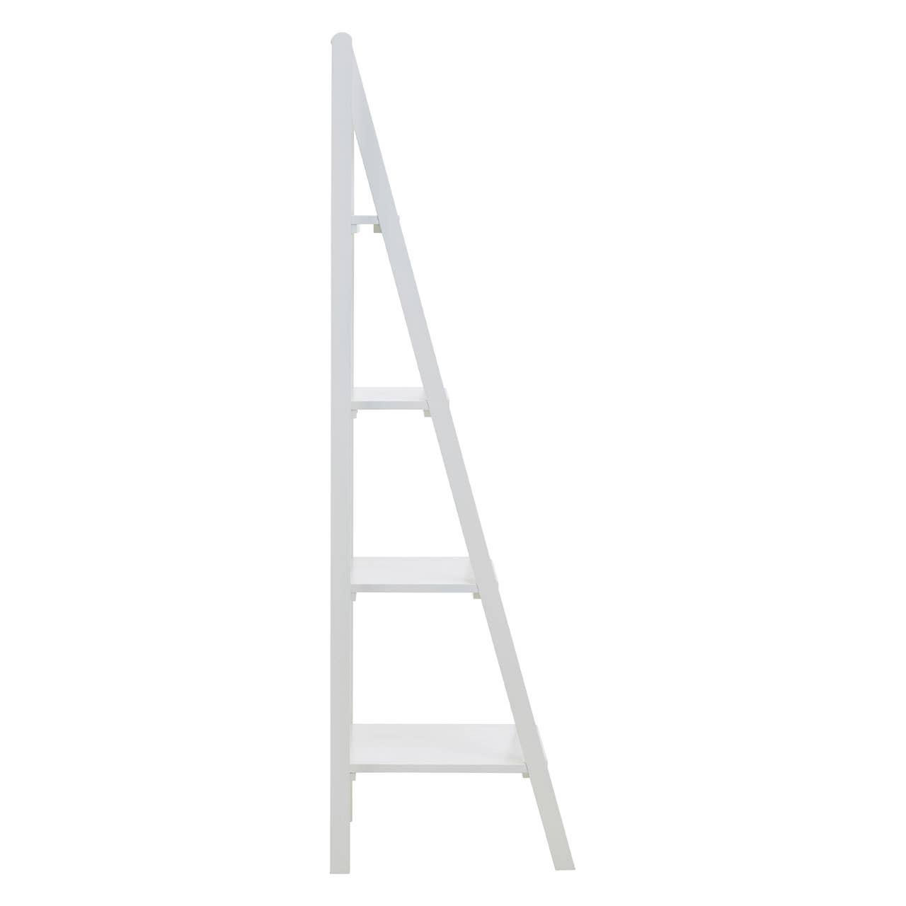 Rustic Wooden Ladder Shelf