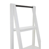 Rustic Wooden Ladder Shelf