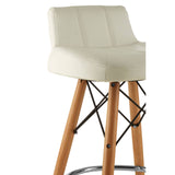 Modern Leather Bar Stool