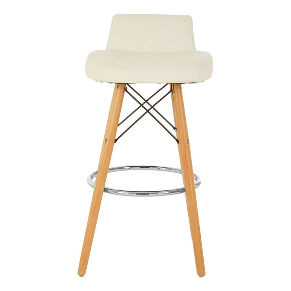 Nordic Diamond Back Bar Stool