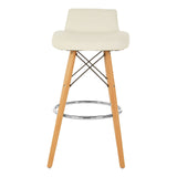 Nordic Diamond Back Bar Stool