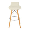 Nordic Diamond Back Bar Stool