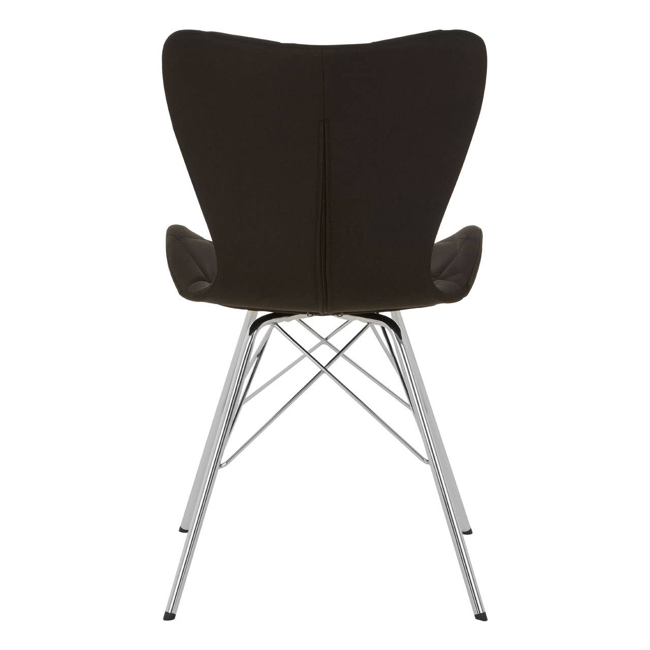 Luxe Black Quilted Dining Chair