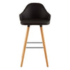 Chic Black Bar Stool