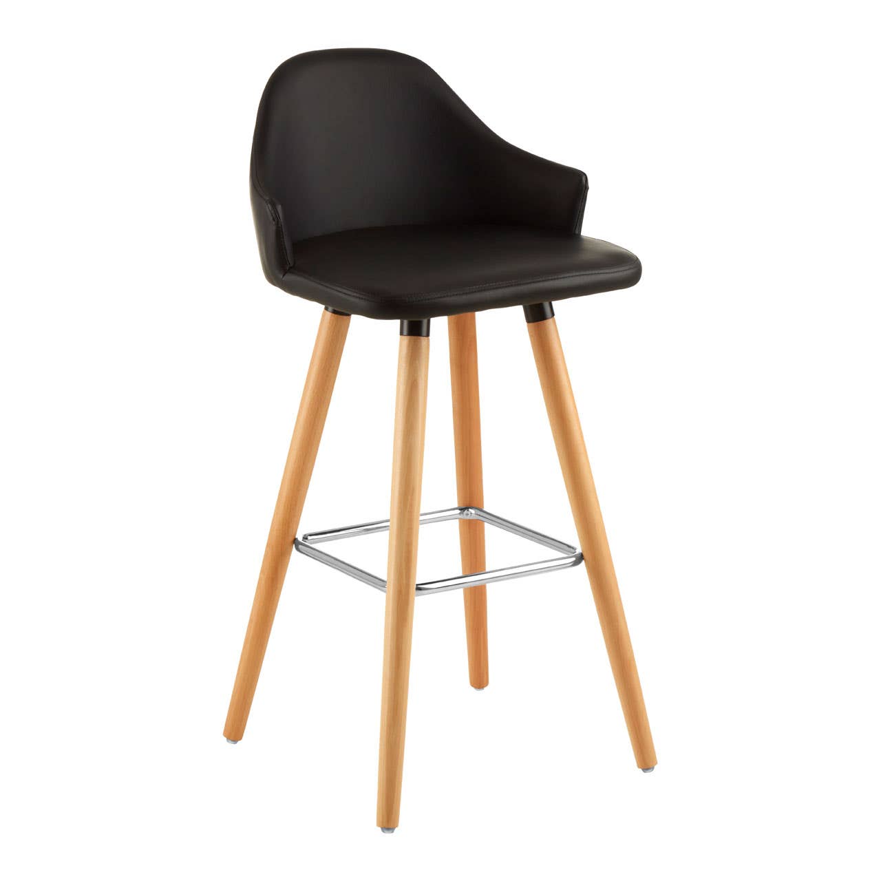 Chic Black Bar Stool
